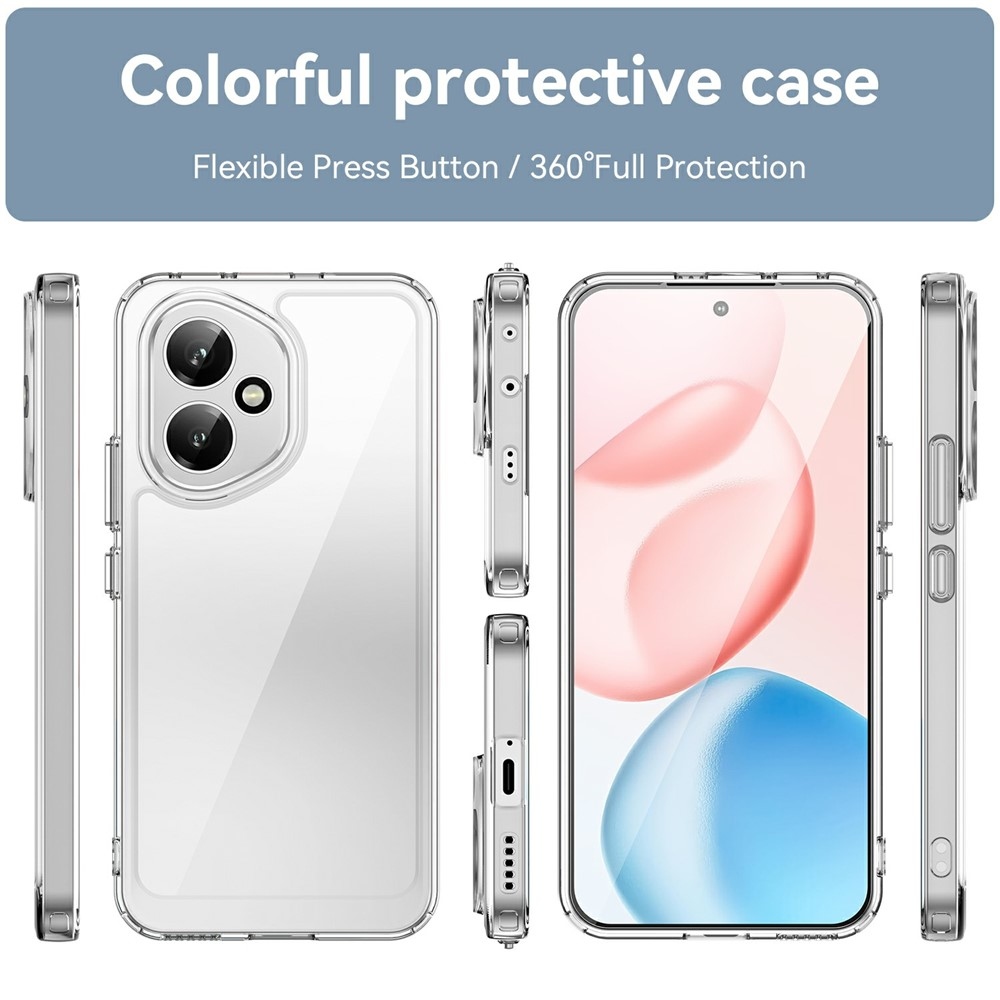 Gelový obal s pevnými zády na Honor 400 - průhledný