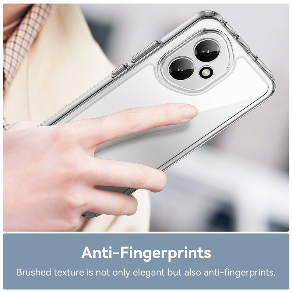 Gelový obal s pevnými zády na Honor 400 - průhledný