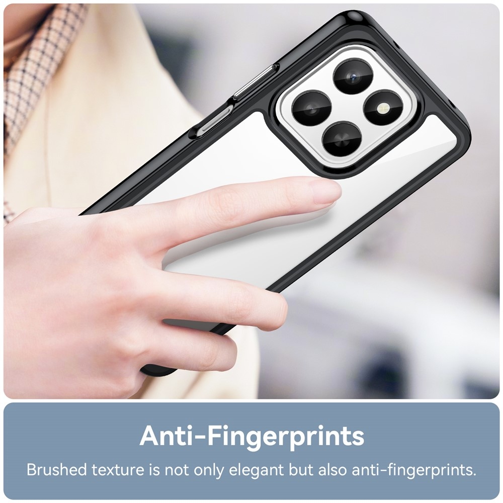 Gelový obal s pevnými zády na Honor 400 Smart 5G/4G/Honor X7d - černý