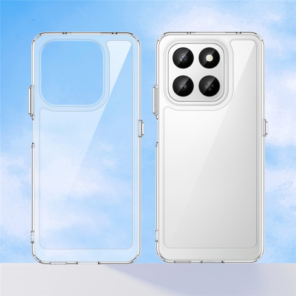 Gelový obal s pevnými zády na Honor 400 Smart 5G/4G/Honor X7d - průhledný