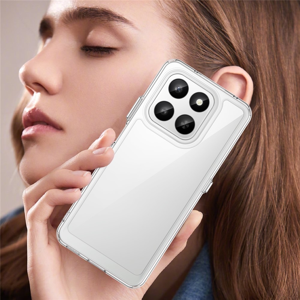 Gelový obal s pevnými zády na Honor 400 Smart 5G/4G/Honor X7d - průhledný