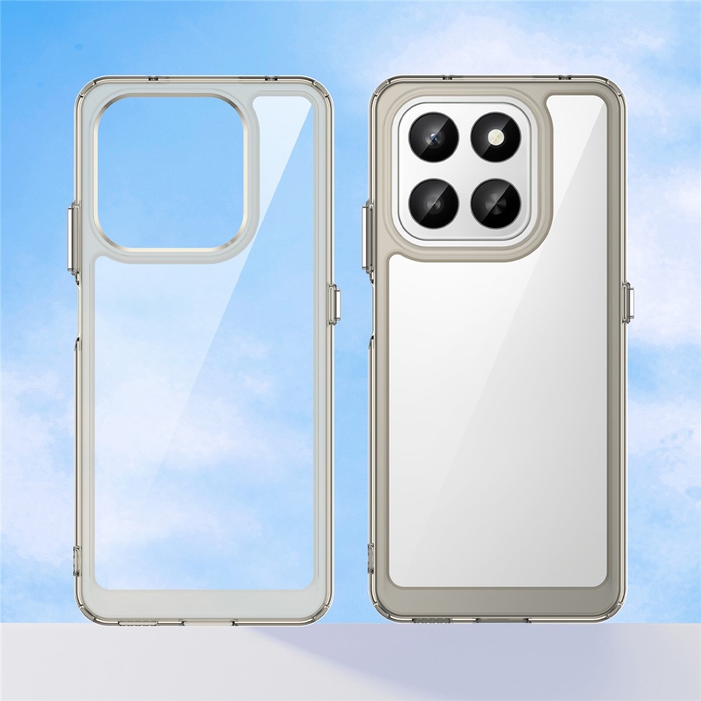 Gelový obal s pevnými zády na Honor 400 Smart 5G/4G/Honor X7d - šedý