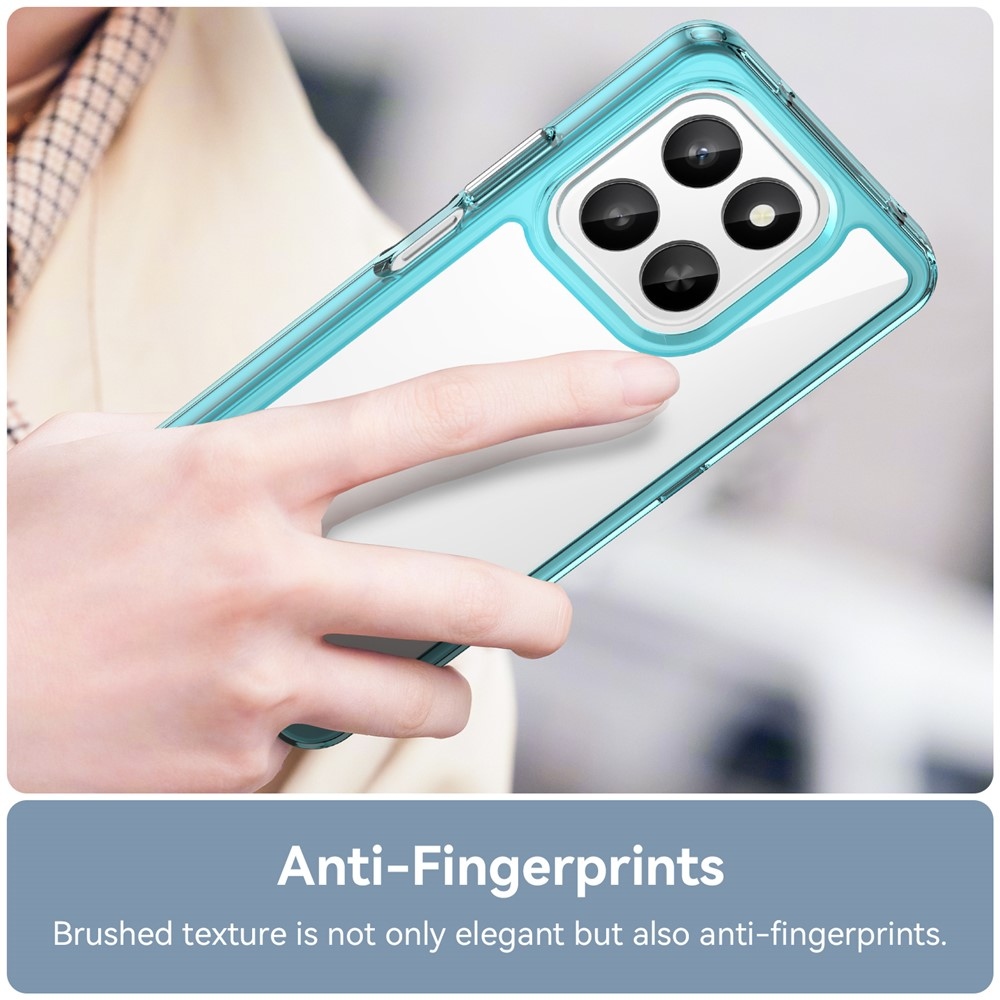 Gelový obal s pevnými zády na Honor 400 Smart 5G/4G/Honor X7d - světlemodrý