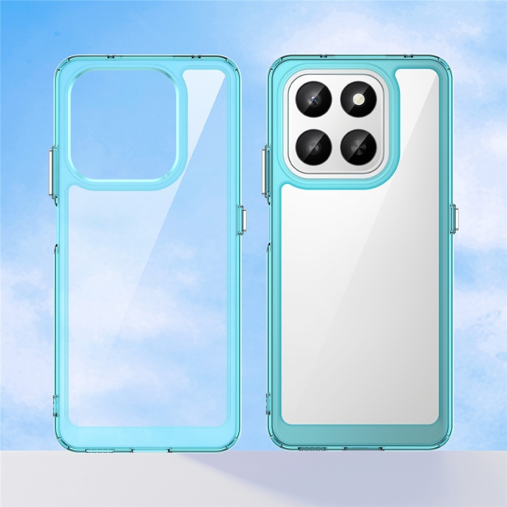 Gelový obal s pevnými zády na Honor 400 Smart 5G/4G/Honor X7d - světlemodrý