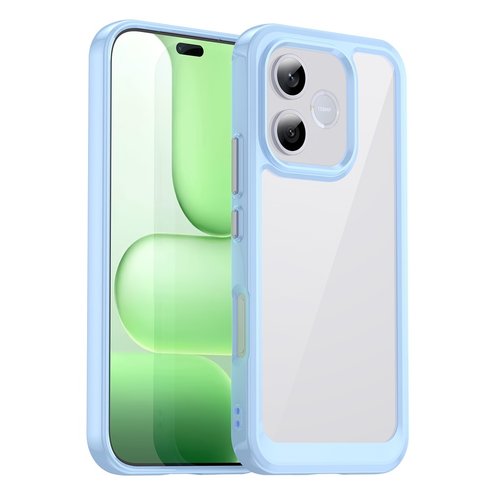 Gelový obal s pevnými zády na Honor 600 Lite 5G - modrý