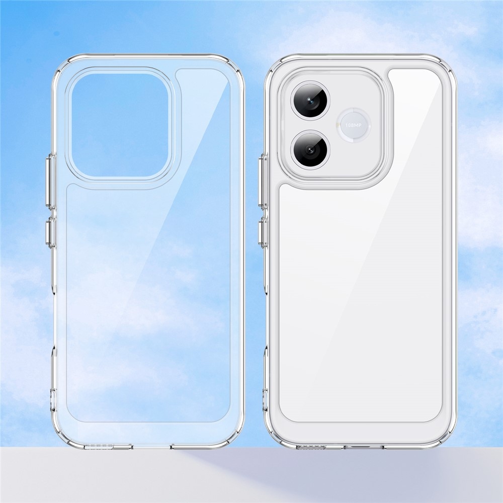 Gelový obal s pevnými zády na Honor 600 Lite 5G - průhledný