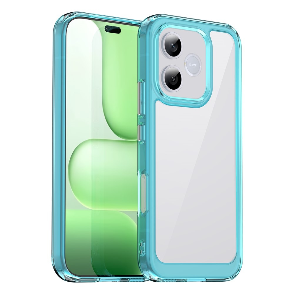 Gelový obal s pevnými zády na Honor 600 Lite 5G - světlemodrý
