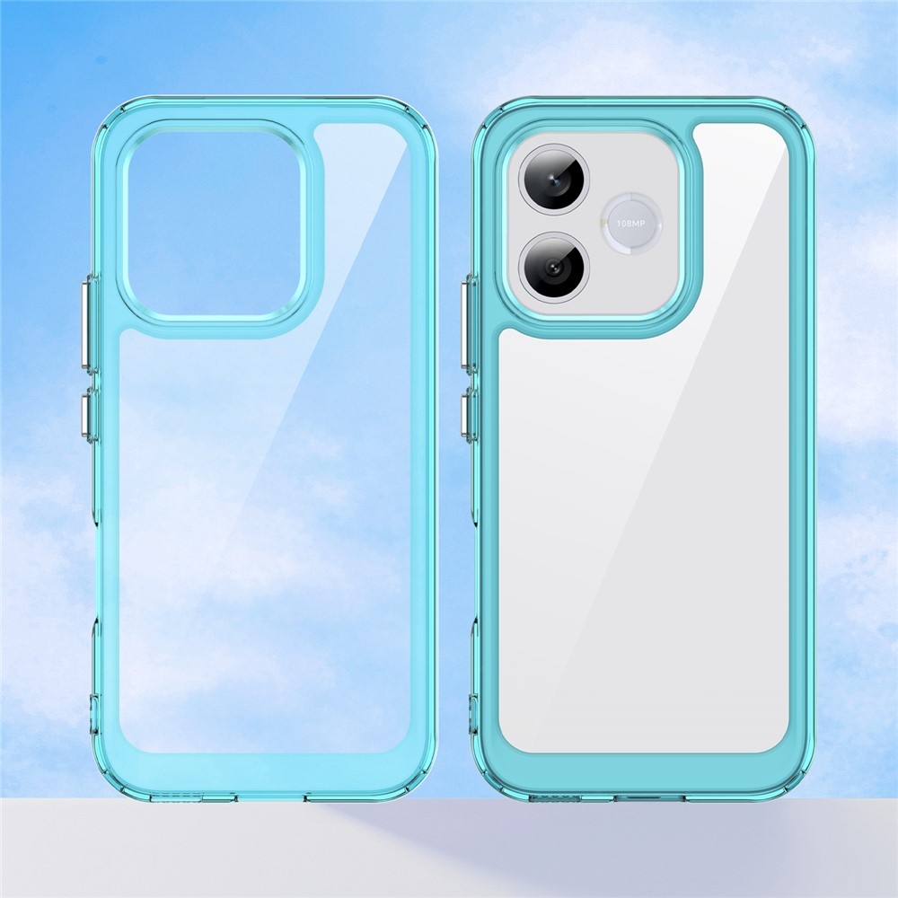 Gelový obal s pevnými zády na Honor 600 Lite 5G - světlemodrý