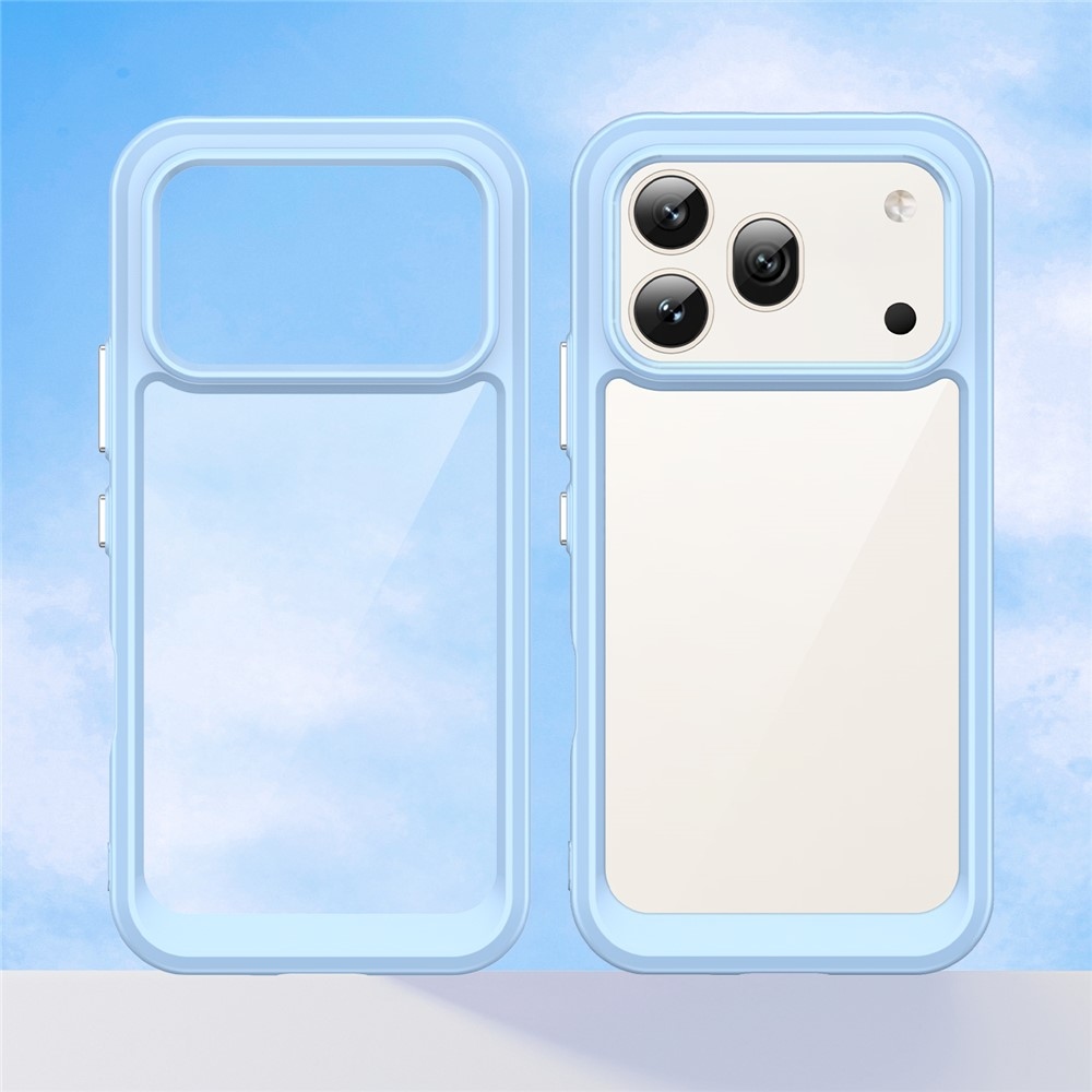 Gelový obal s pevnými zády na Honor 600 Pro 5G/Honor 600 5G - modrý
