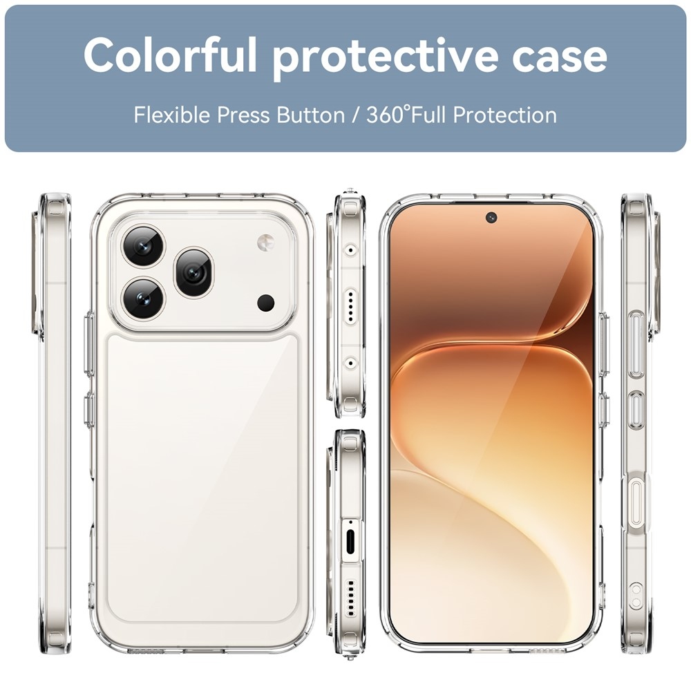 Gelový obal s pevnými zády na Honor 600 Pro 5G/Honor 600 5G - průhledný