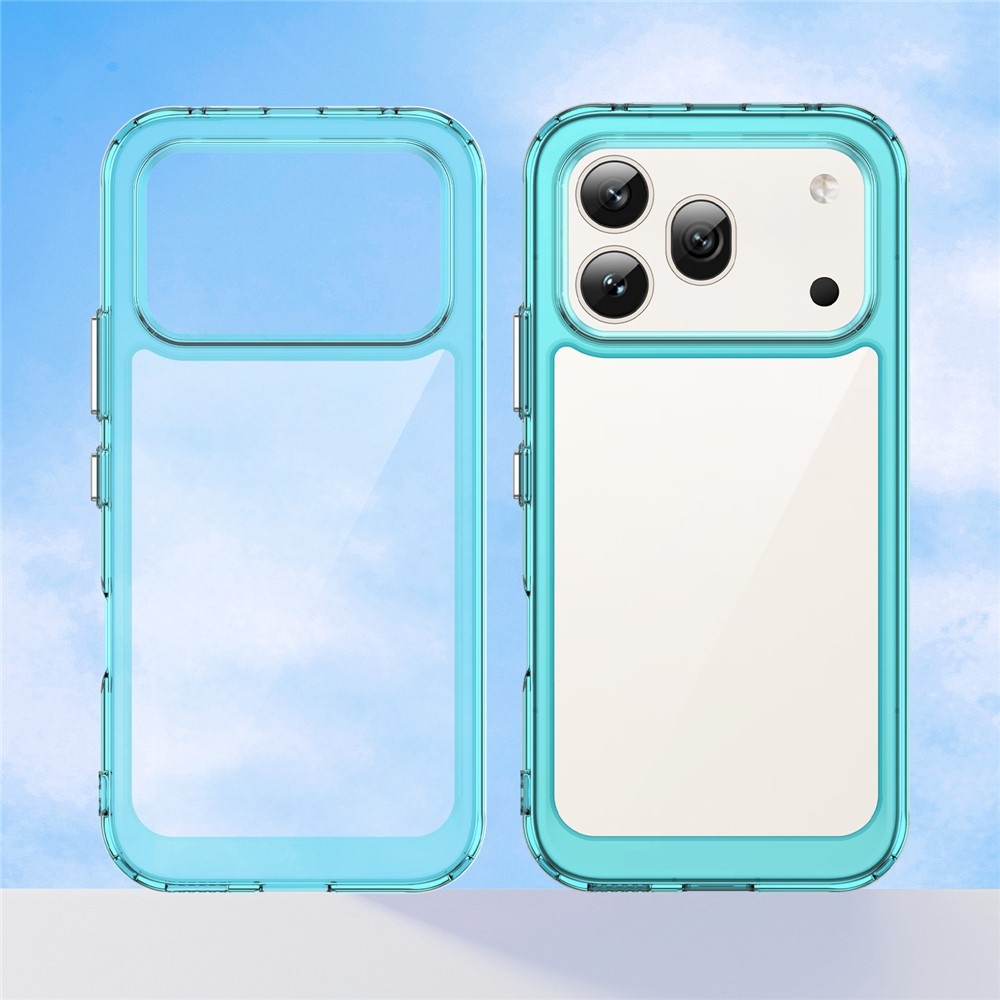 Gelový obal s pevnými zády na Honor 600 Pro 5G/Honor 600 5G - světlemodrý