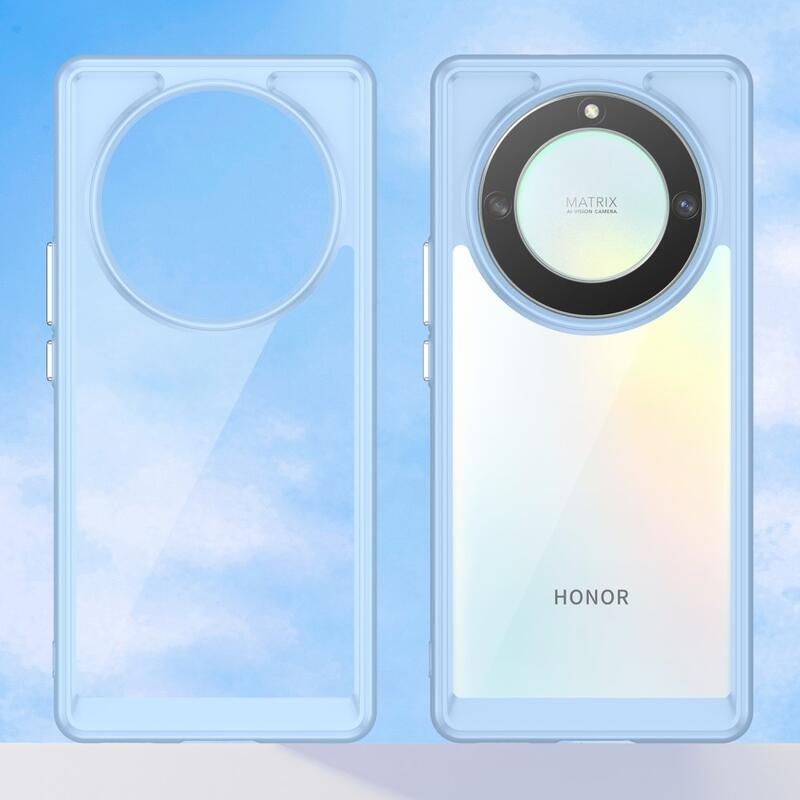 Gelový obal s pevnými zády na Honor Magic 5 Lite 5G - modrý