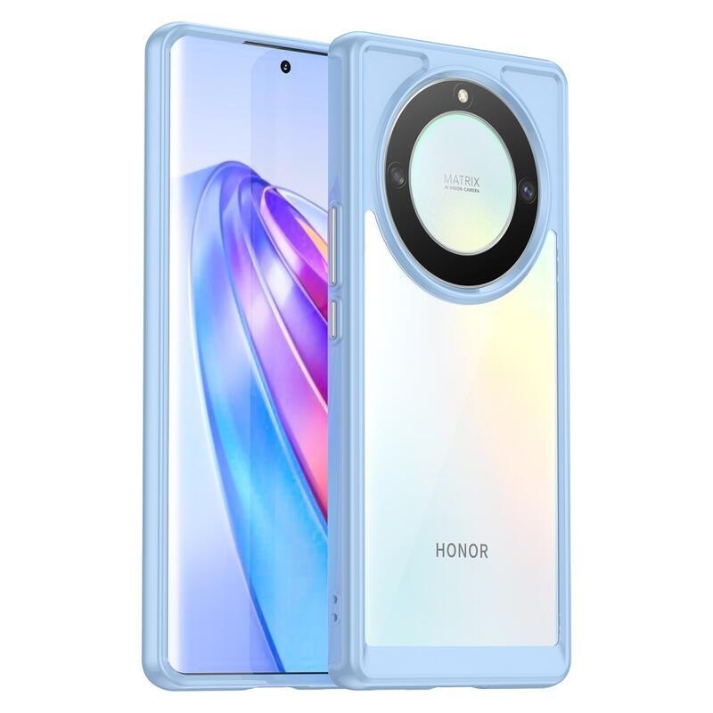 Gelový obal s pevnými zády na Honor Magic 5 Lite 5G - modrý