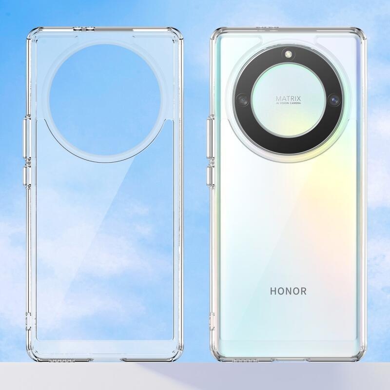 Gelový obal s pevnými zády na Honor Magic 5 Lite 5G - průhledný