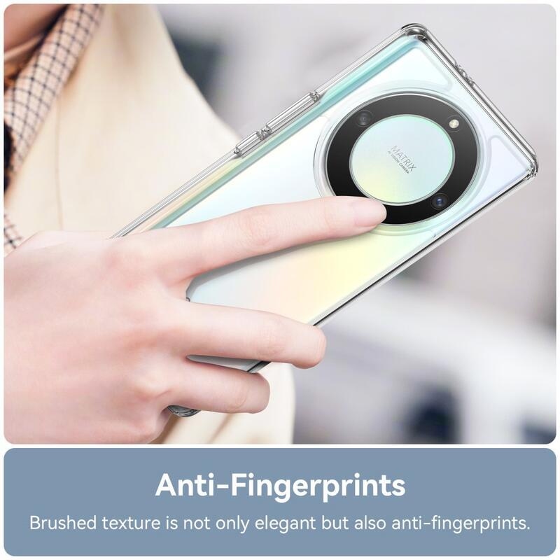 Gelový obal s pevnými zády na Honor Magic 5 Lite 5G - průhledný