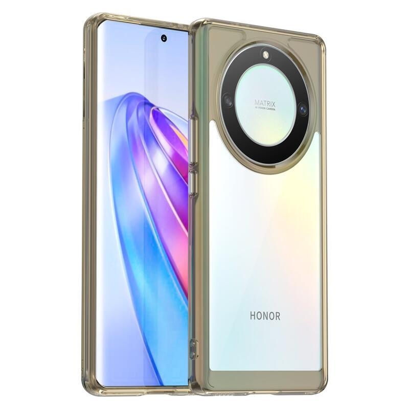 Gelový obal s pevnými zády na Honor Magic 5 Lite 5G - šedý