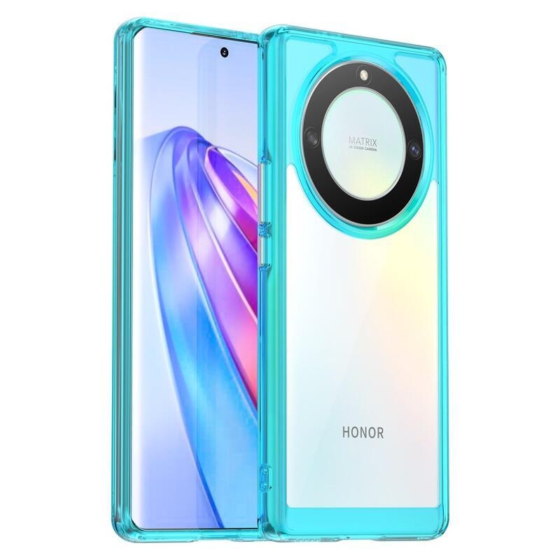 Gelový obal s pevnými zády na Honor Magic 5 Lite 5G - světlemodrý