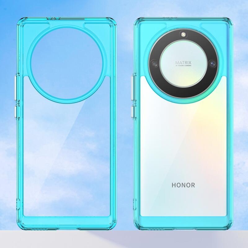 Gelový obal s pevnými zády na Honor Magic 5 Lite 5G - světlemodrý