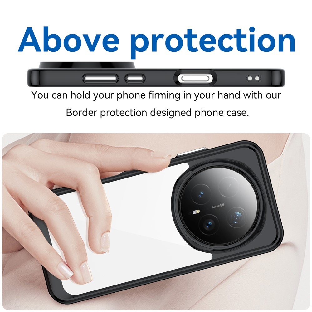 Gelový obal s pevnými zády na Honor Magic 8 Pro 5G - černý