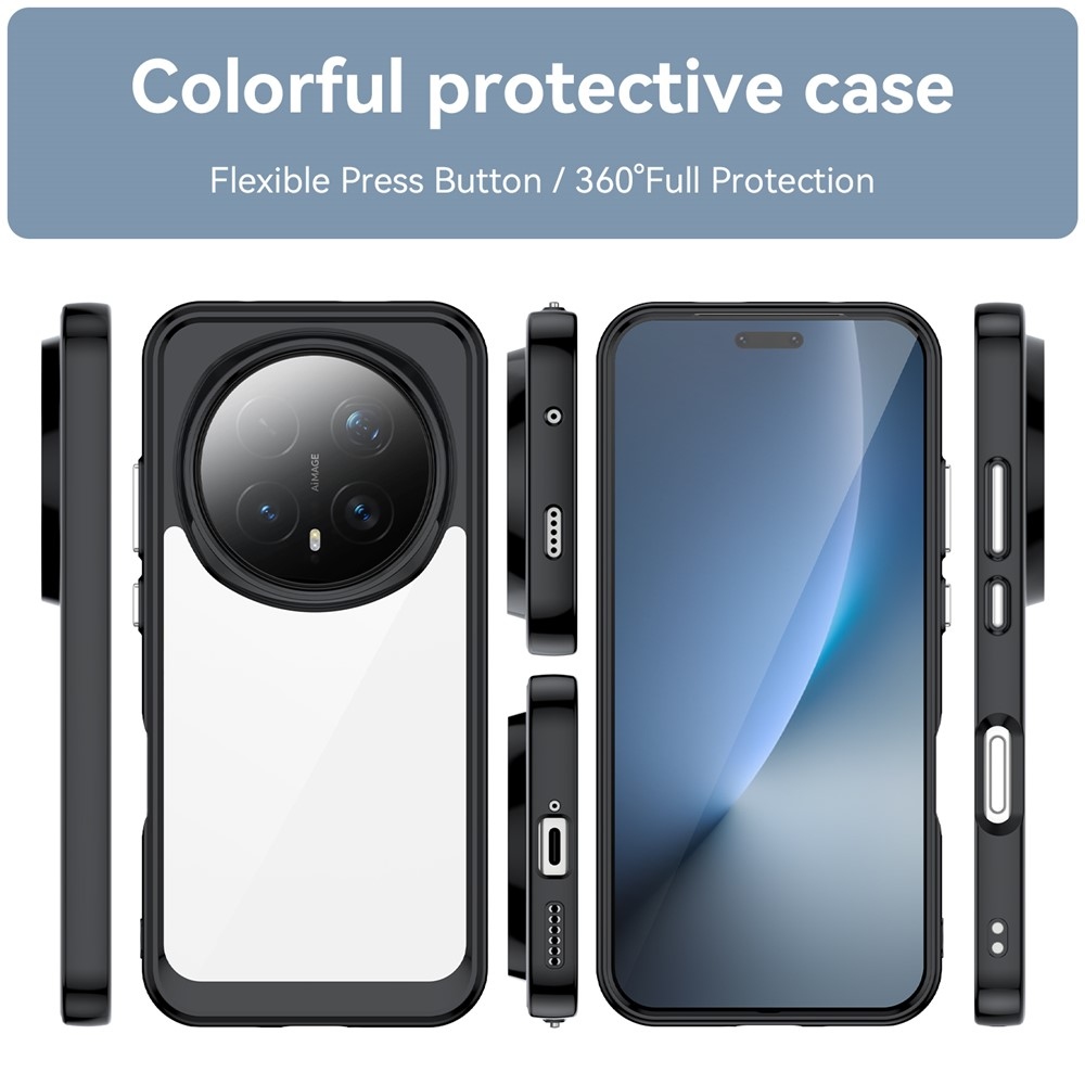 Gelový obal s pevnými zády na Honor Magic 8 Pro 5G - černý