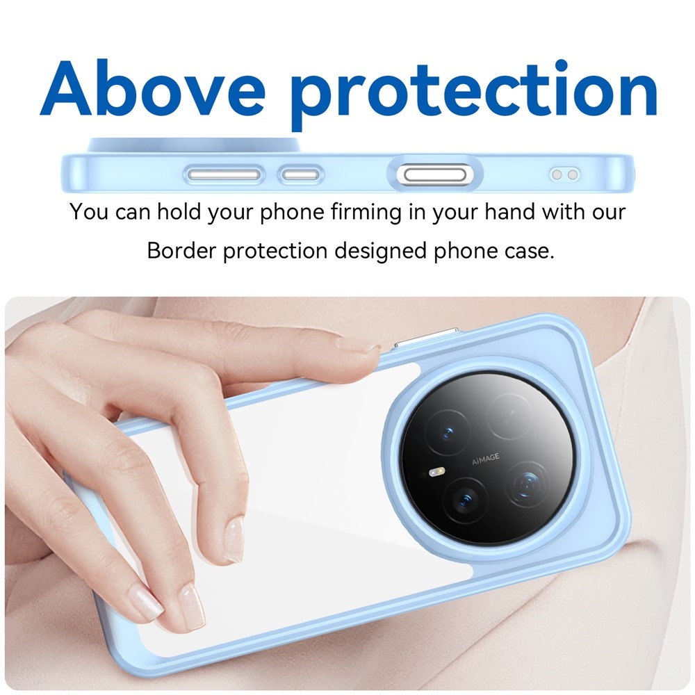 Gelový obal s pevnými zády na Honor Magic 8 Pro 5G - modrý