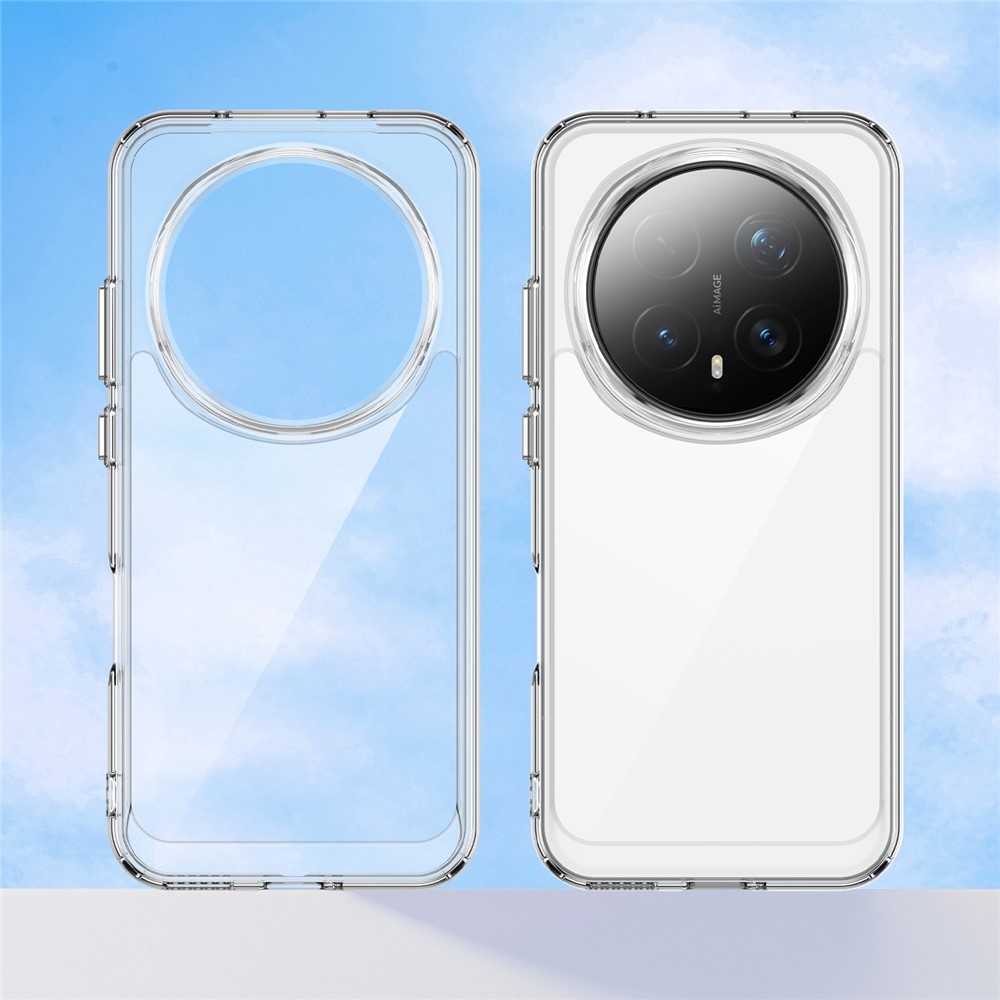 Gelový obal s pevnými zády na Honor Magic 8 Pro 5G - průhledný