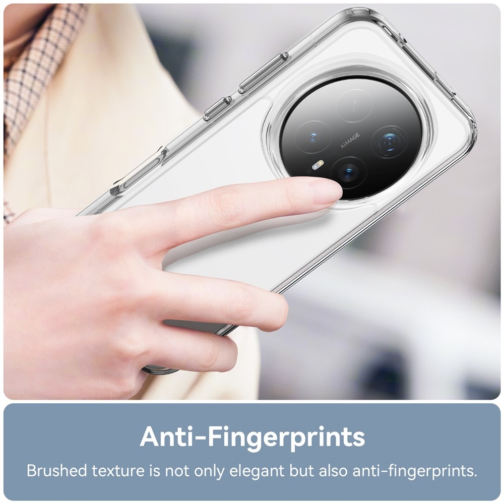 Gelový obal s pevnými zády na Honor Magic 8 Pro 5G - průhledný