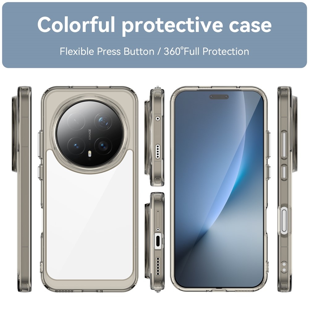 Gelový obal s pevnými zády na Honor Magic 8 Pro 5G - šedý