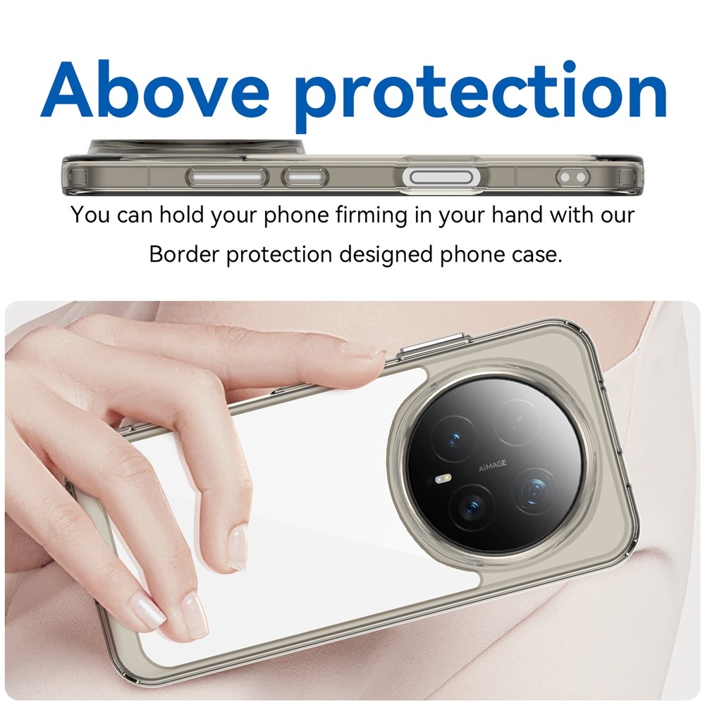 Gelový obal s pevnými zády na Honor Magic 8 Pro 5G - šedý