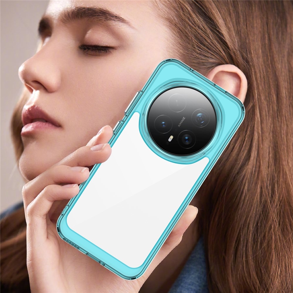 Gelový obal s pevnými zády na Honor Magic 8 Pro 5G - světlemodrý