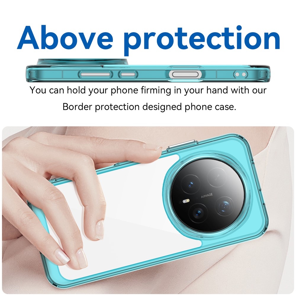 Gelový obal s pevnými zády na Honor Magic 8 Pro 5G - světlemodrý