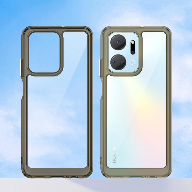 Gelový obal s pevnými zády na Honor X7a - šedý