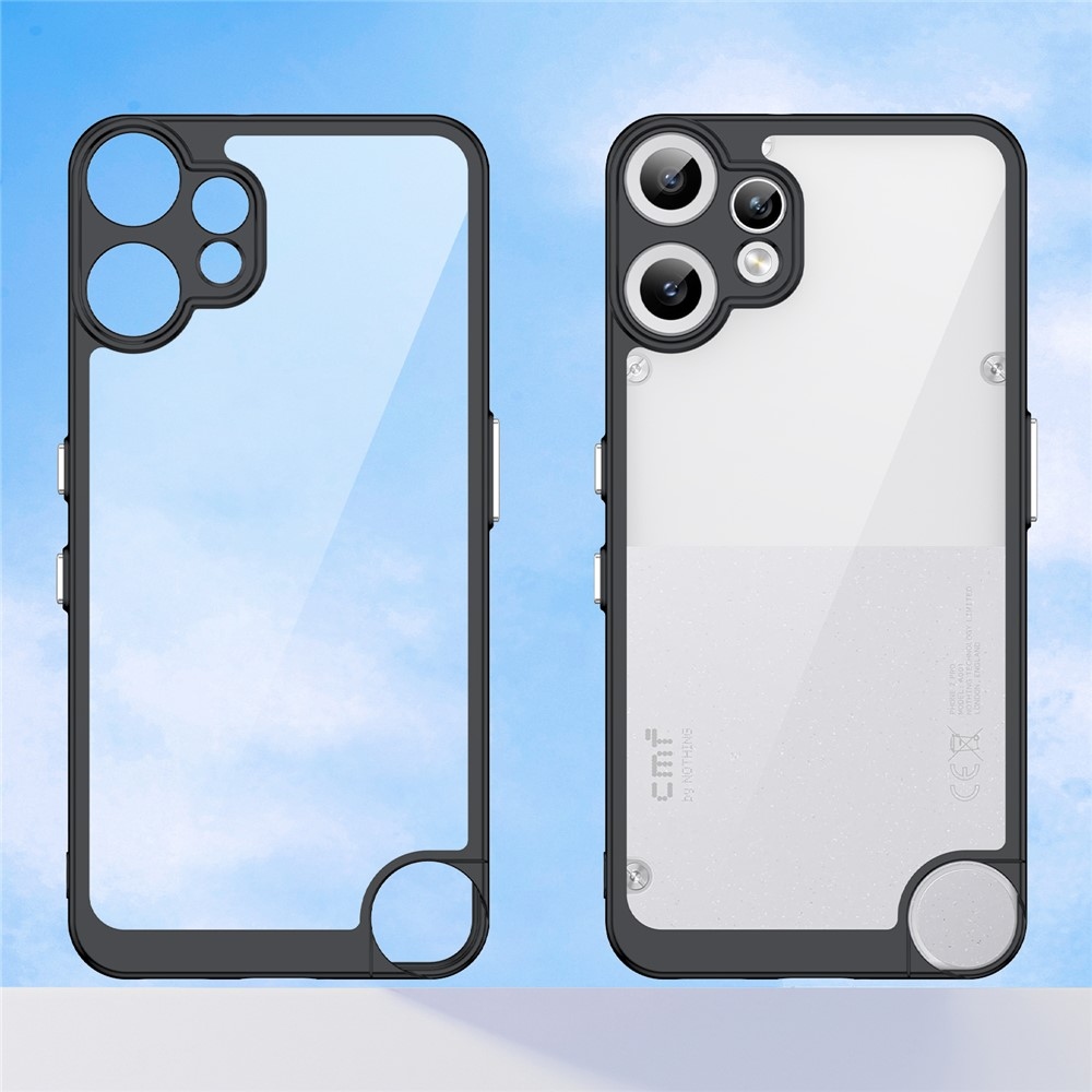 Gelový obal s pevnými zády na Nothing CMF Phone 2 Pro - černý