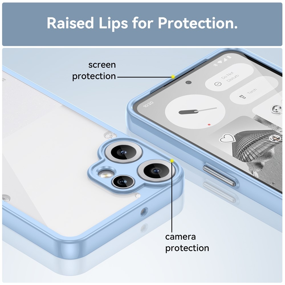 Gelový obal s pevnými zády na Nothing CMF Phone 2 Pro - modrý