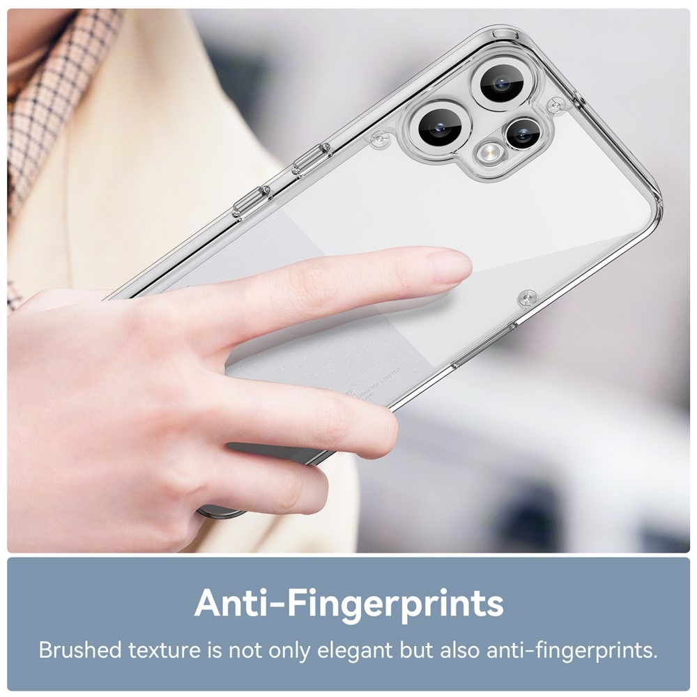 Gelový obal s pevnými zády na Nothing CMF Phone 2 Pro - průhledný