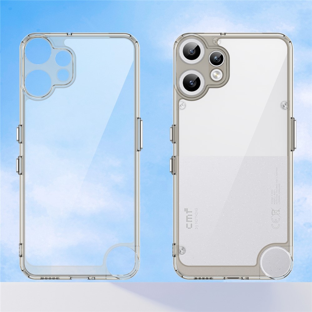 Gelový obal s pevnými zády na Nothing CMF Phone 2 Pro - šedý