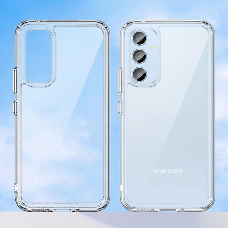 Gelový obal s pevnými zády na Samsung Galaxy A54 5G - průhledný