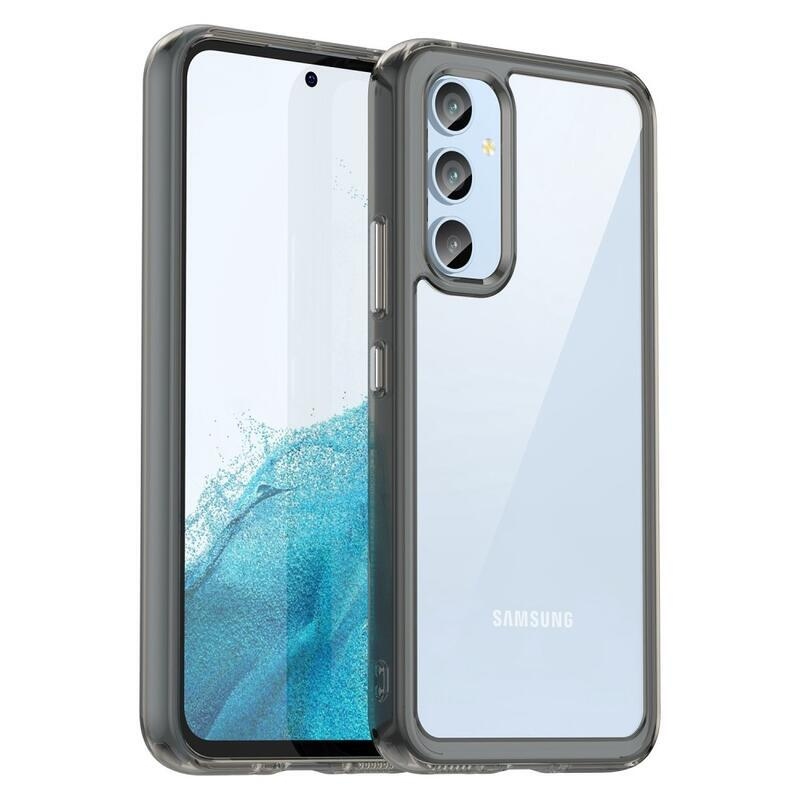 Gelový obal s pevnými zády na Samsung Galaxy A54 5G - šedý