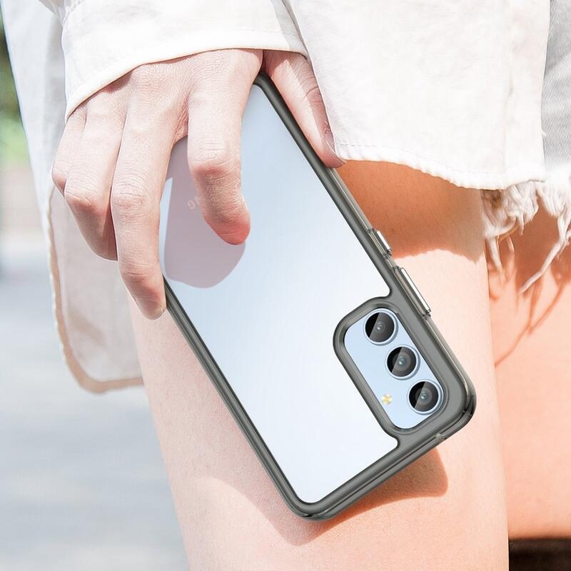 Gelový obal s pevnými zády na Samsung Galaxy A54 5G - šedý