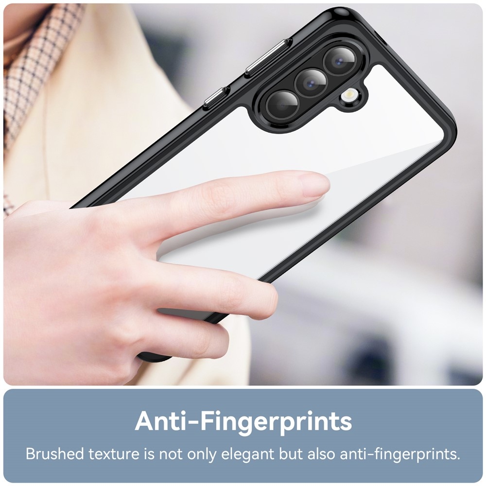 Gelový obal s pevnými zády na Samsung Galaxy A57 5G - černý