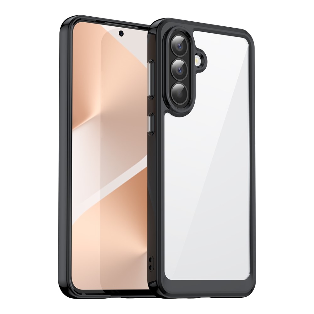 Gelový obal s pevnými zády na Samsung Galaxy A57 5G - černý