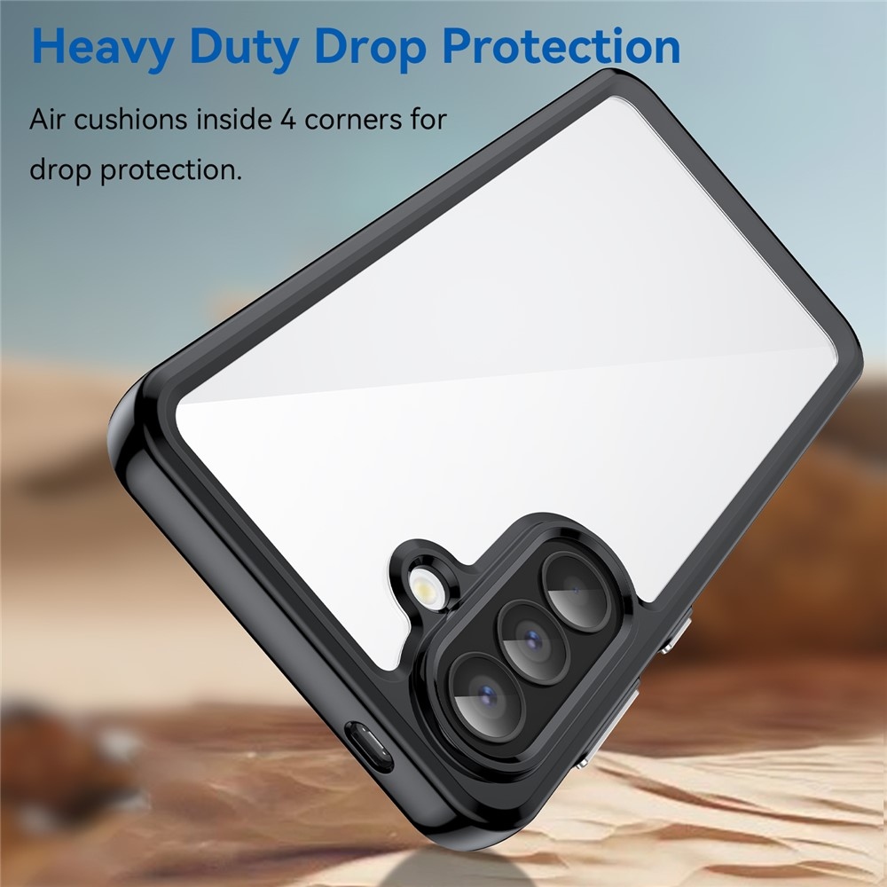 Gelový obal s pevnými zády na Samsung Galaxy A57 5G - černý