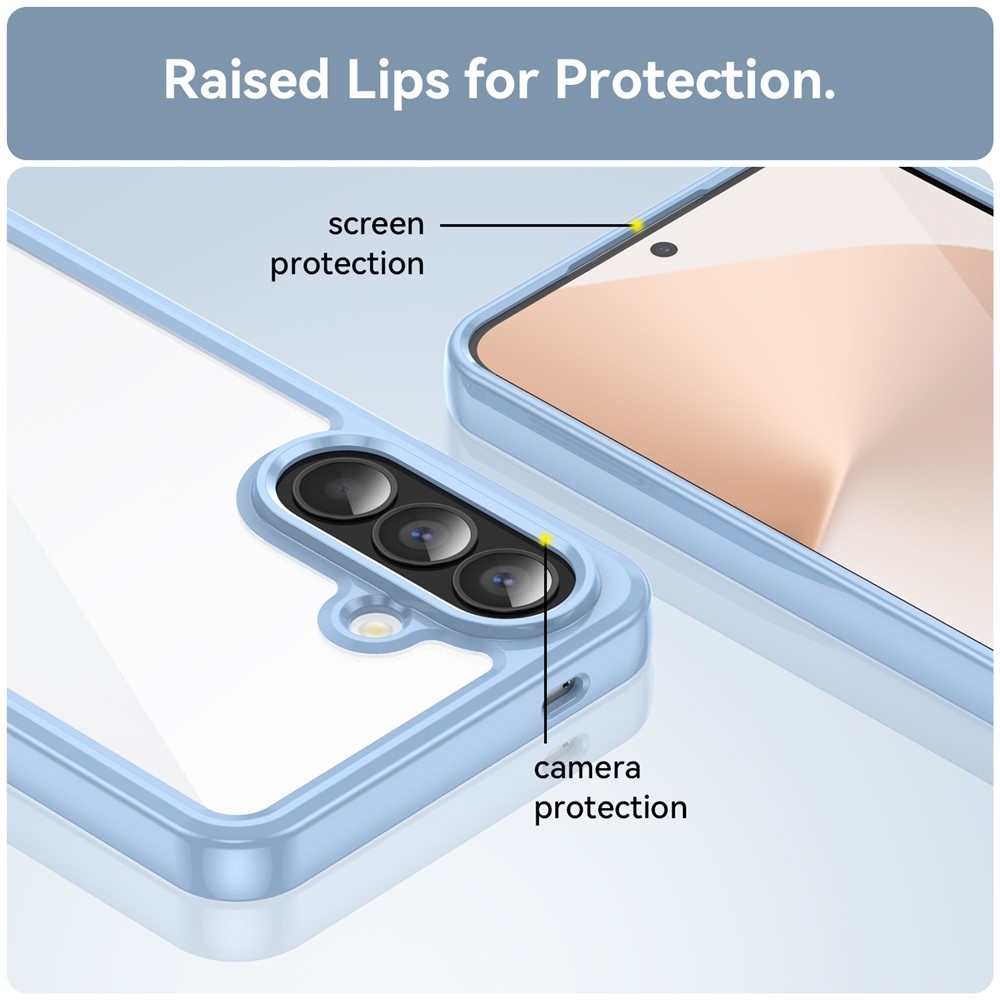 Gelový obal s pevnými zády na Samsung Galaxy A57 5G - modrý