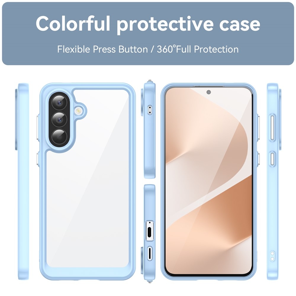 Gelový obal s pevnými zády na Samsung Galaxy A57 5G - modrý