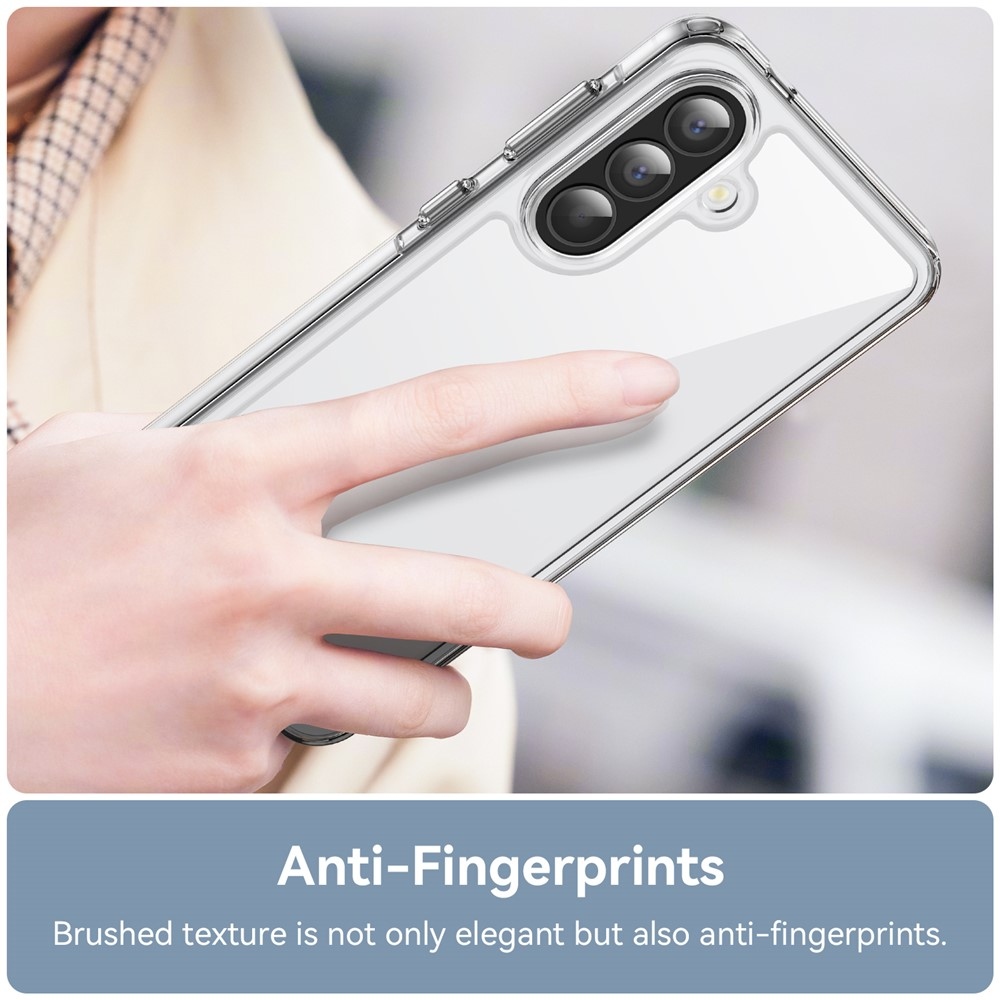 Gelový obal s pevnými zády na Samsung Galaxy A57 5G - průhledný