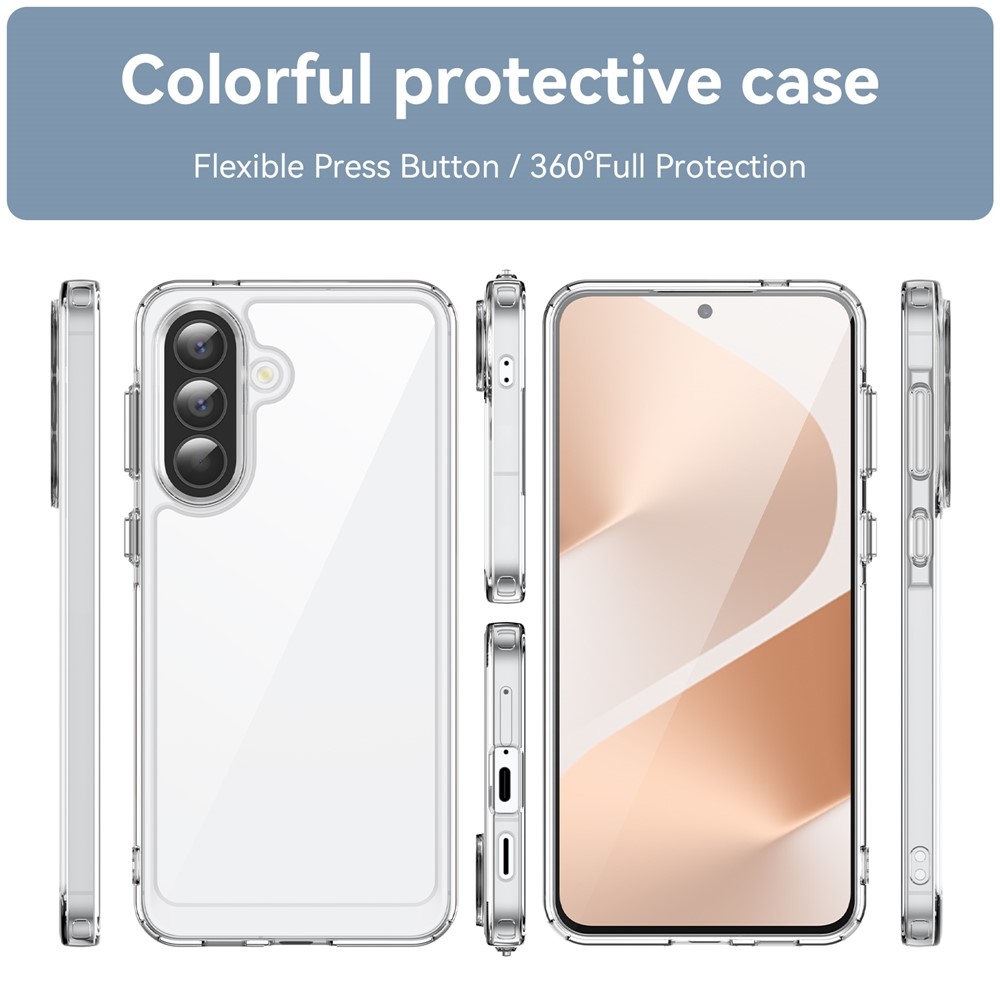 Gelový obal s pevnými zády na Samsung Galaxy A57 5G - průhledný