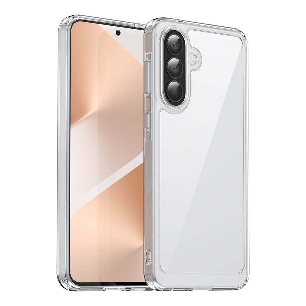 Gelový obal s pevnými zády na Samsung Galaxy A57 5G - průhledný