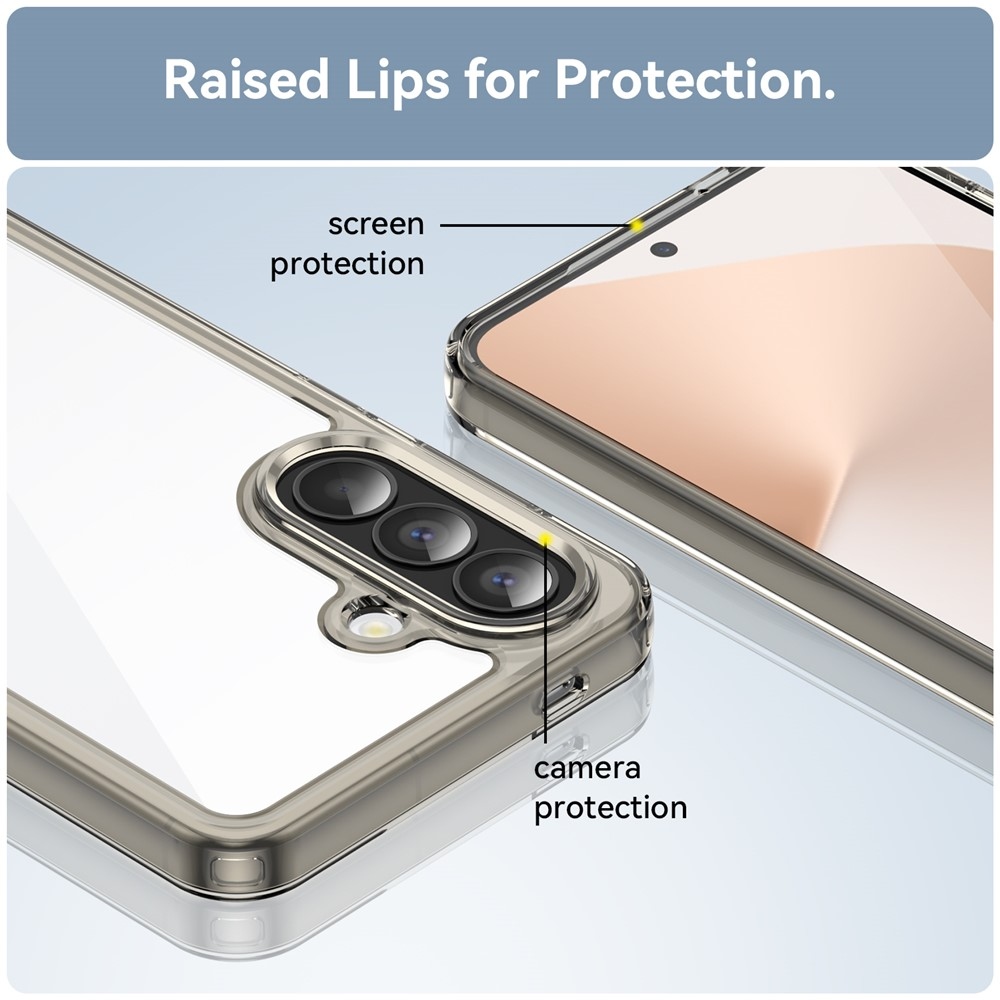 Gelový obal s pevnými zády na Samsung Galaxy A57 5G - šedý