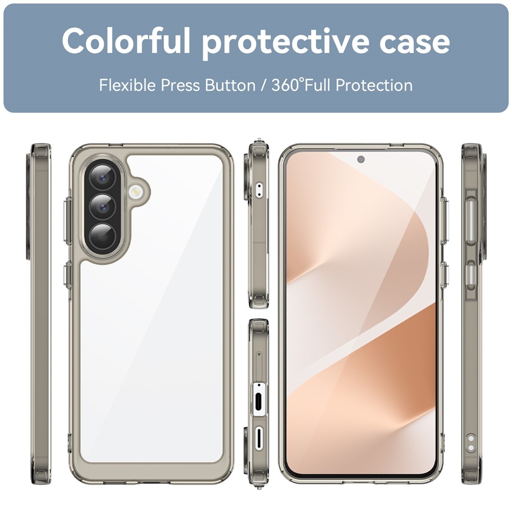 Gelový obal s pevnými zády na Samsung Galaxy A57 5G - šedý