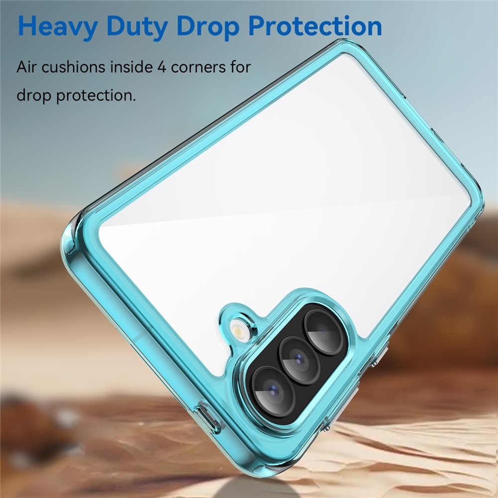 Gelový obal s pevnými zády na Samsung Galaxy A57 5G - světlemodrý